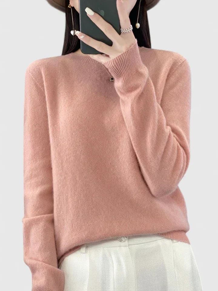 Lise | Blød Strikket Sweater Med Afslappet Pasform Og Rund Hals