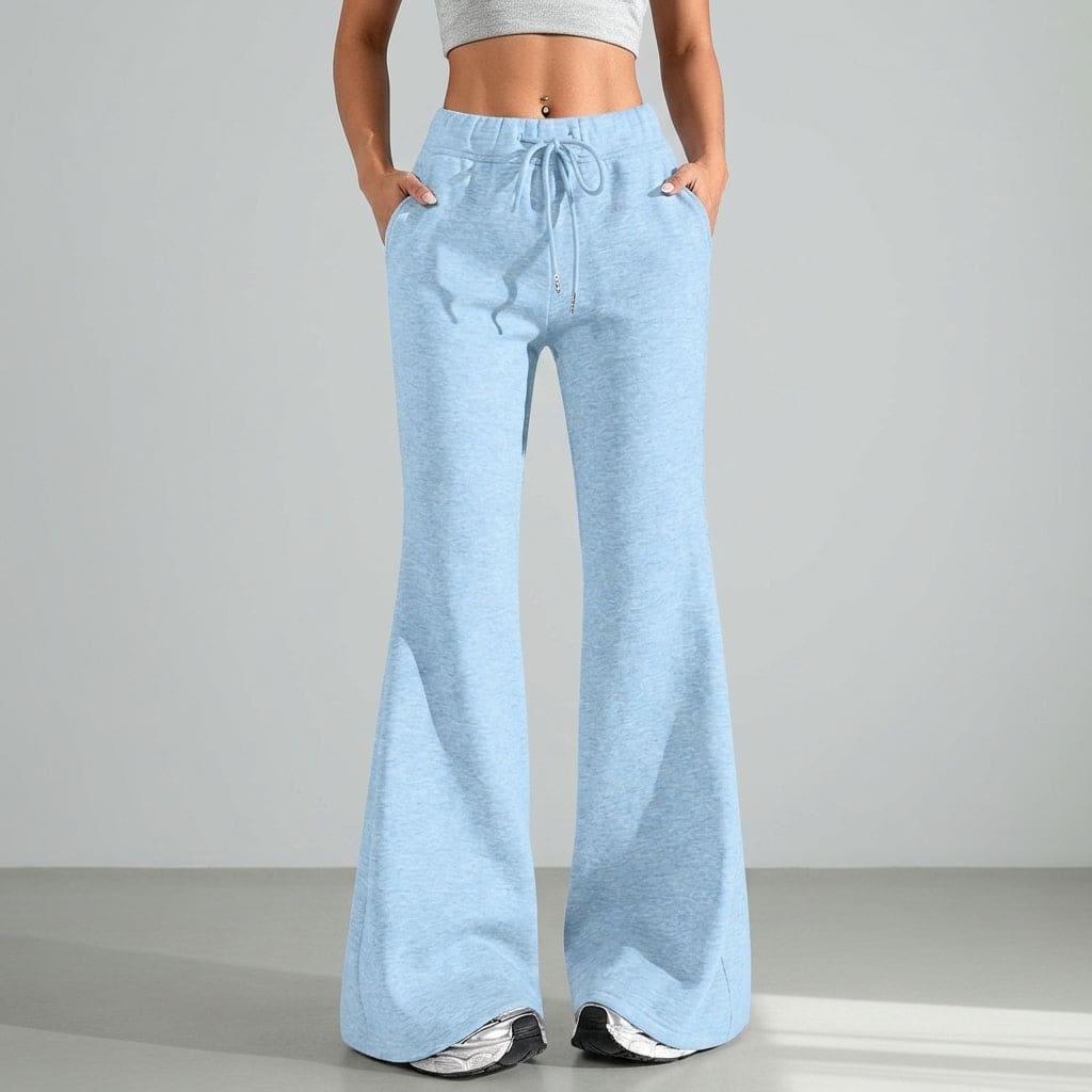 Ida | flare joggers med snørelukning og afslappet pasform