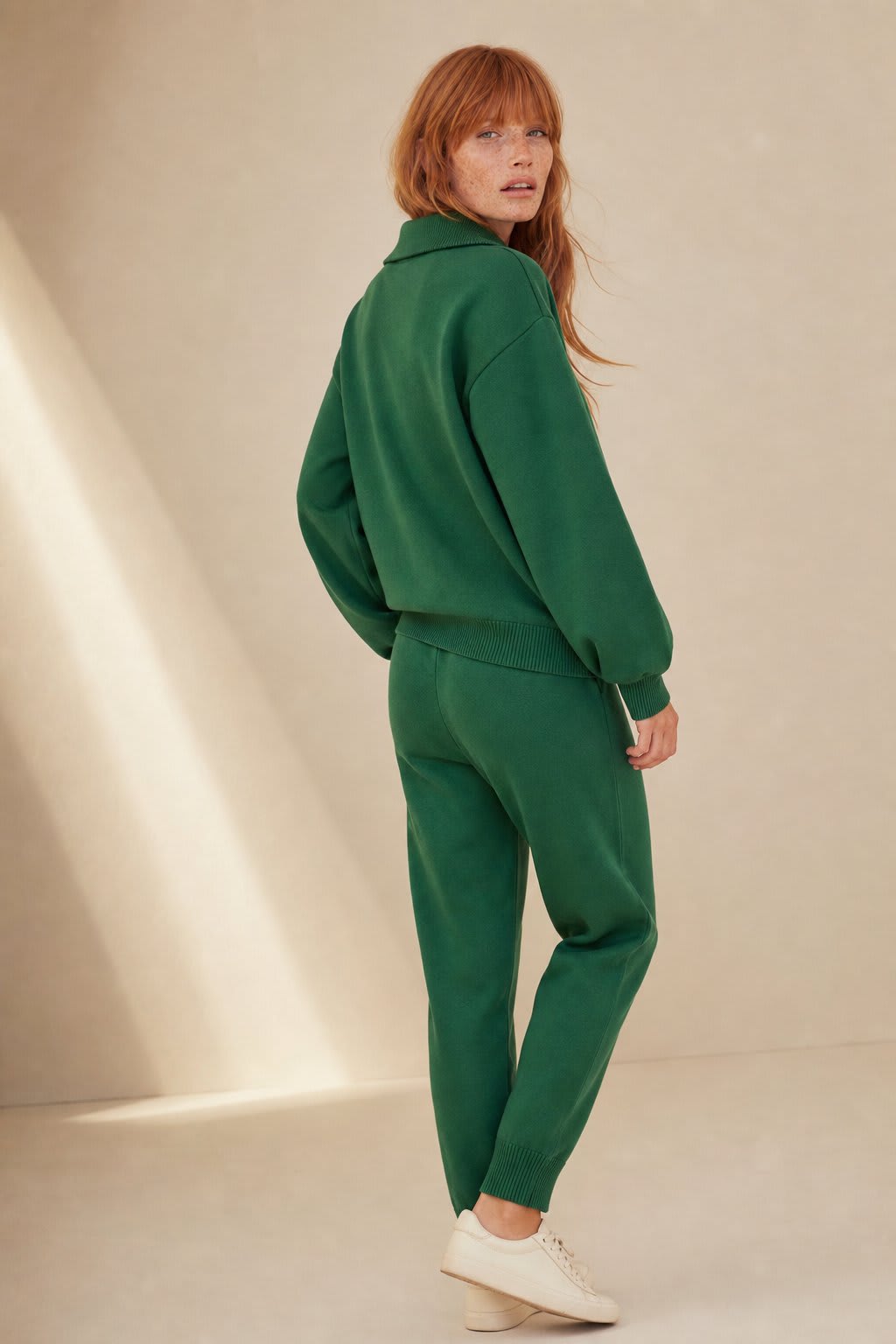 Sofie | loungewear-sæt med sweatshirt og joggingbukser i blød strik