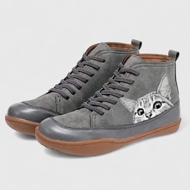 Jonna | Orthopædiske Sneakers Med Buet Sål Og Snørelukning