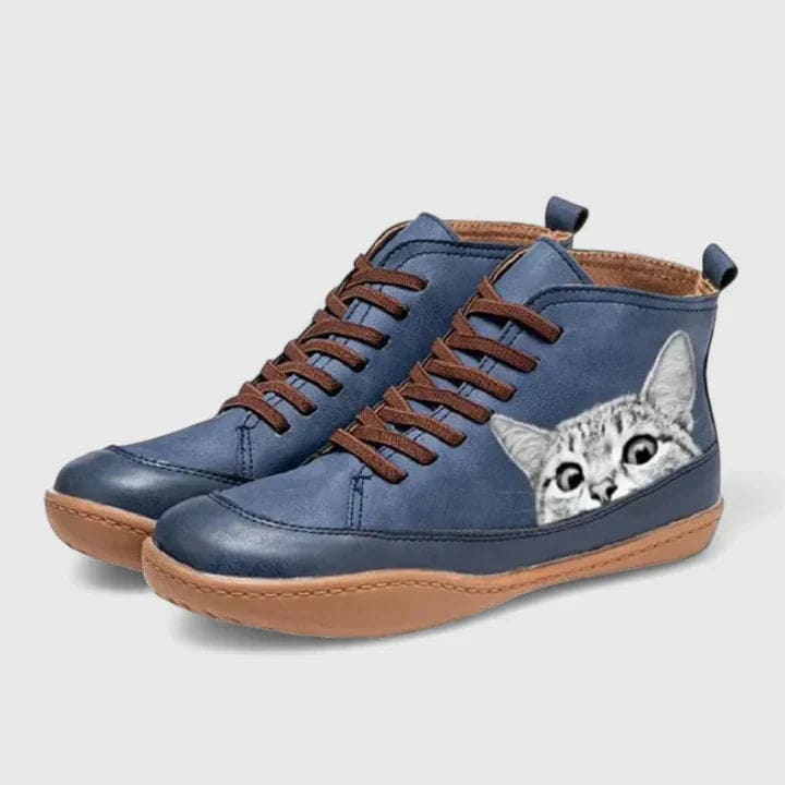 Jonna | Orthopædiske Sneakers Med Buet Sål Og Snørelukning