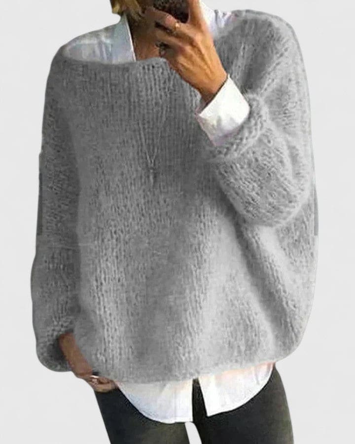 Naja | Oversized Sweater Med Løs Pasform Og Elegant Silhuet