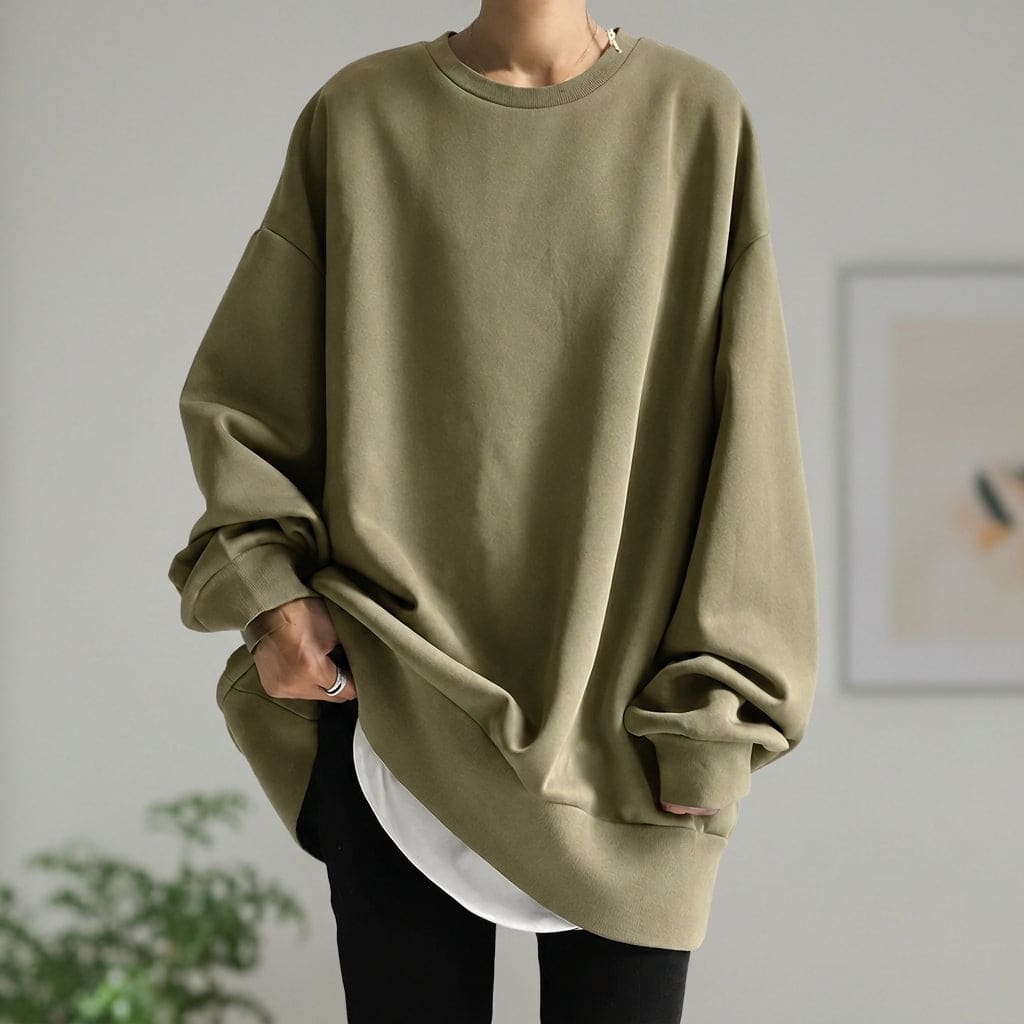 Emma | Oversized Sweatshirt Med Afslappet Silhuet Og Blød Pasform