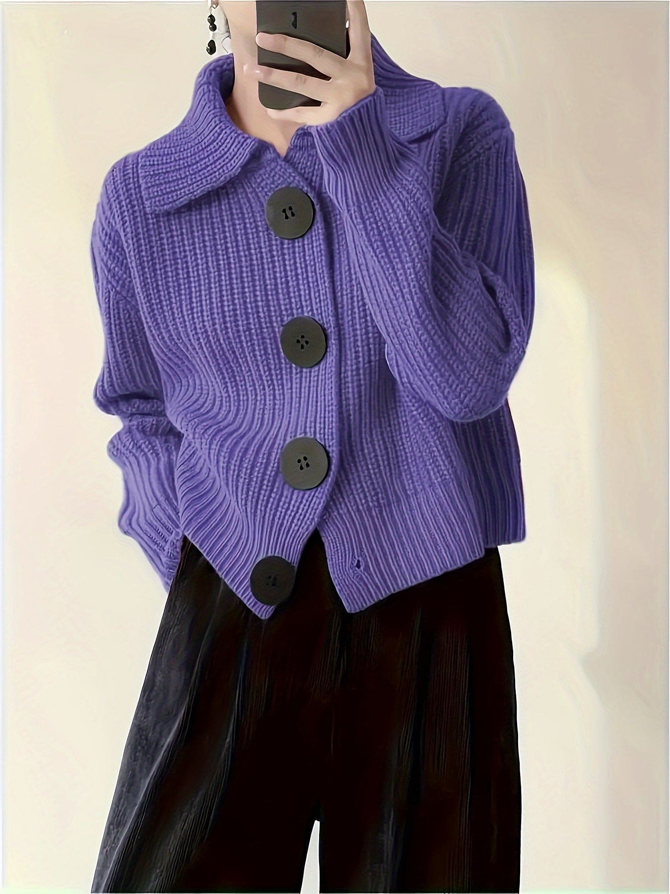 Vibeke | ribstrikket sweater med rullekrave og afslappet pasform