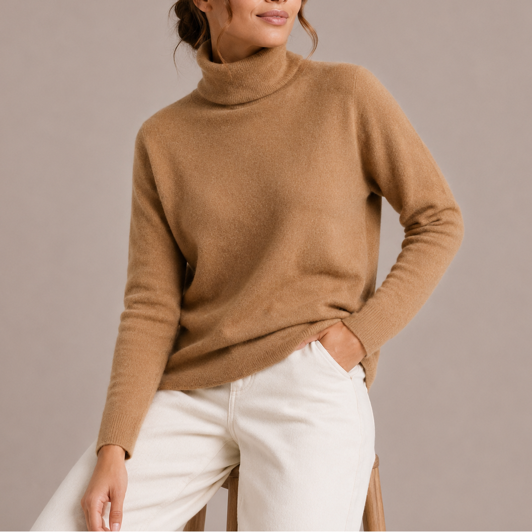 Oda | rullekrave sweater i klassisk silhuet