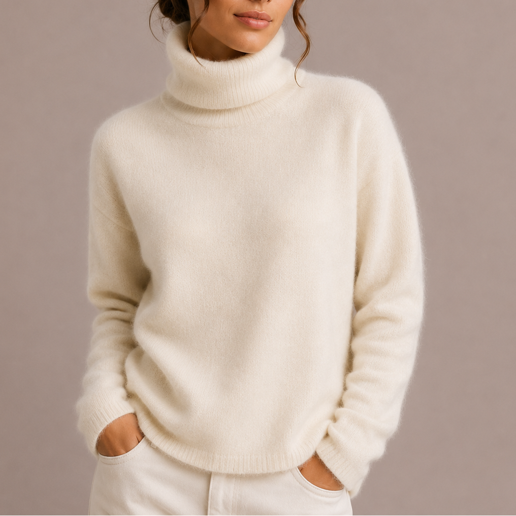 Oda | rullekrave sweater i klassisk silhuet