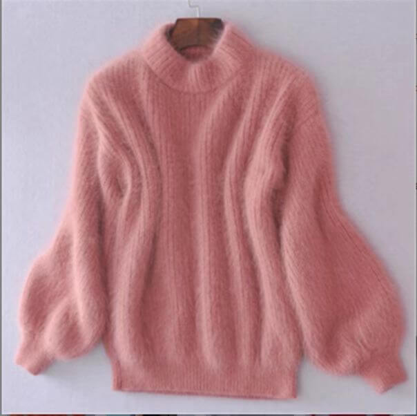 Jette | Strikket Sweater Med Løs Pasform Og Fluffy Tekstur