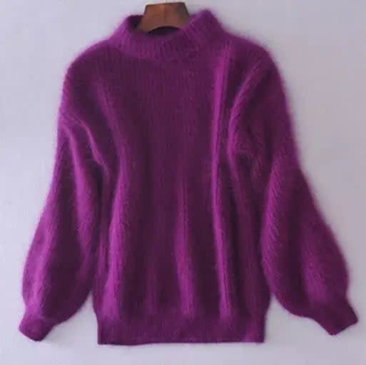 Jette | Strikket Sweater Med Løs Pasform Og Fluffy Tekstur